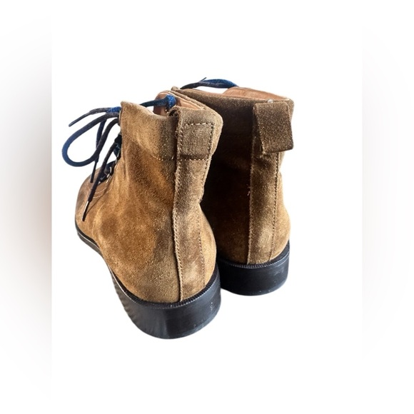 NAGUISA Boots Suede Hiker Ankle Fuzzy Lace Size 40 - Picture 8 of 14